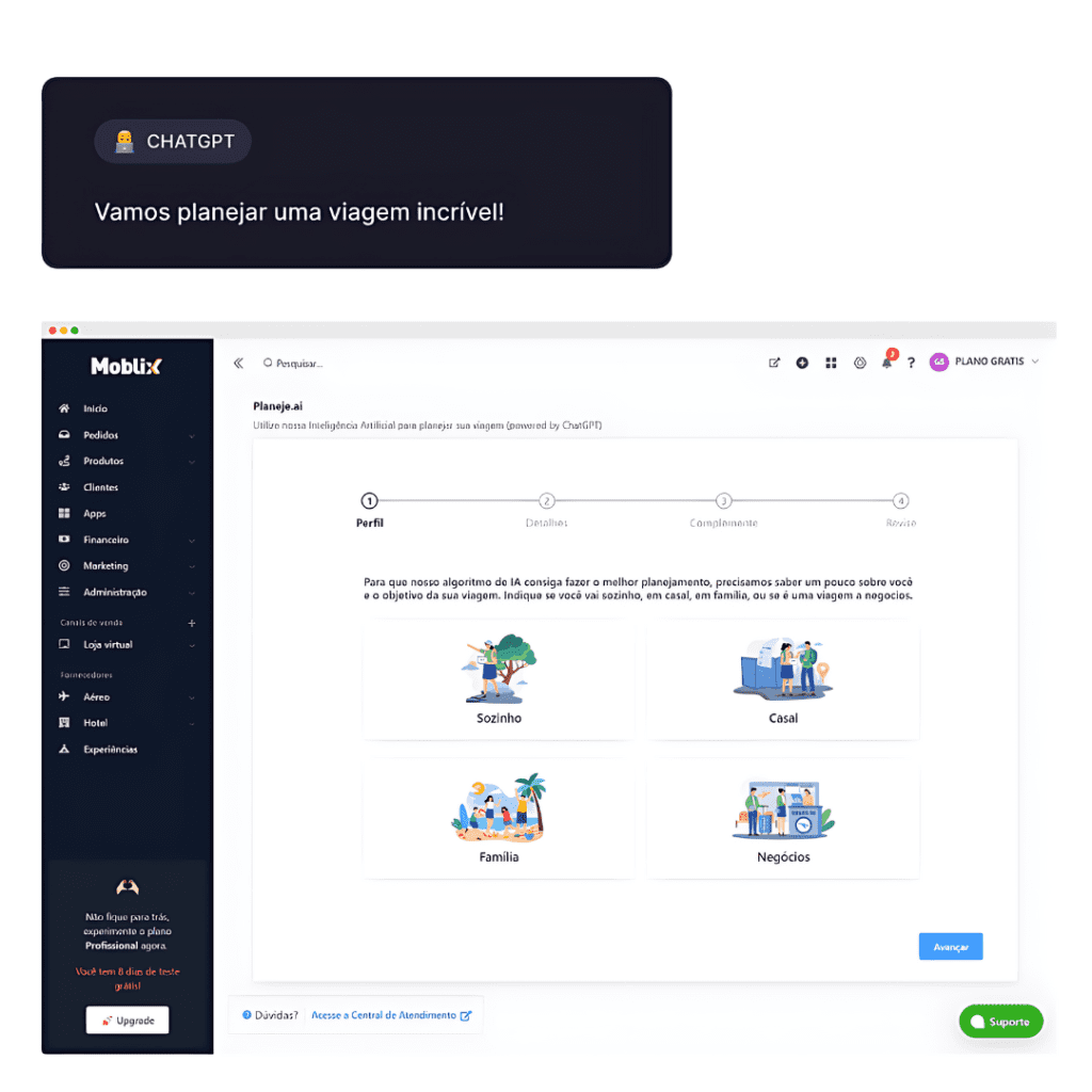 AI-assisted travel planning